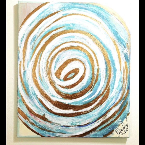 20” x 24” Abstract Painting on Canvas
